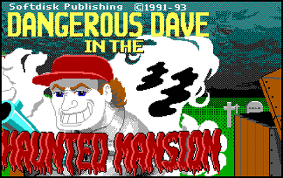  Dangerous Dave In the Haunted Mansion