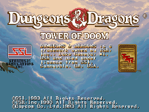 Dungeons & Dragons: Tower of Doom